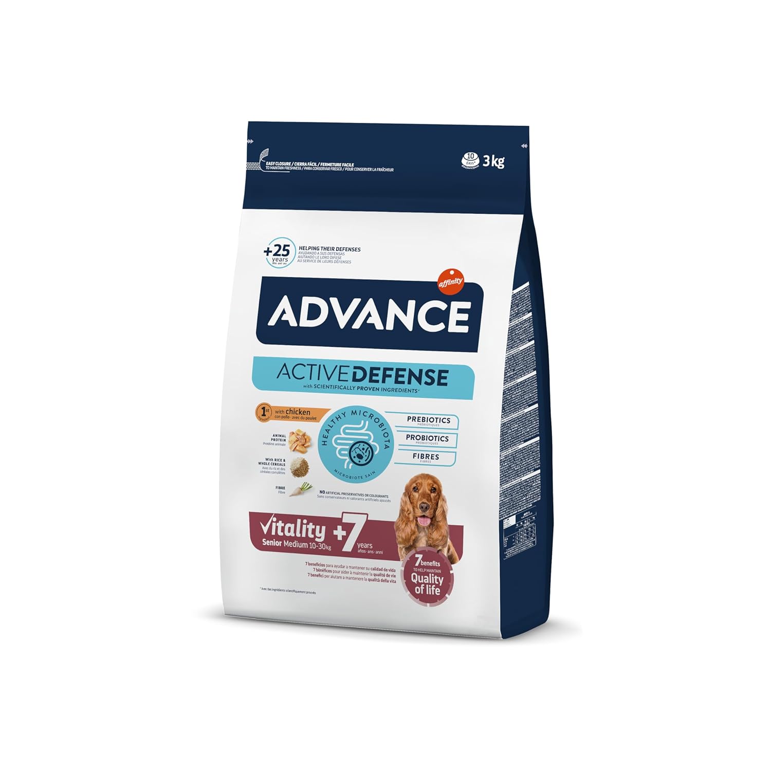 ADVANCE Medium Kıdemli Kuru Köpek Maması, 1'li Paket (1 x 3 kg