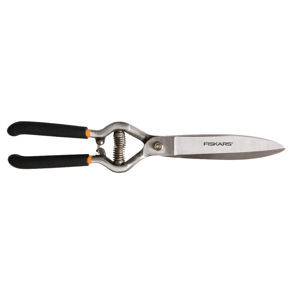 Fiskars 392230-1004 Dövme Çim Makası, Siyah