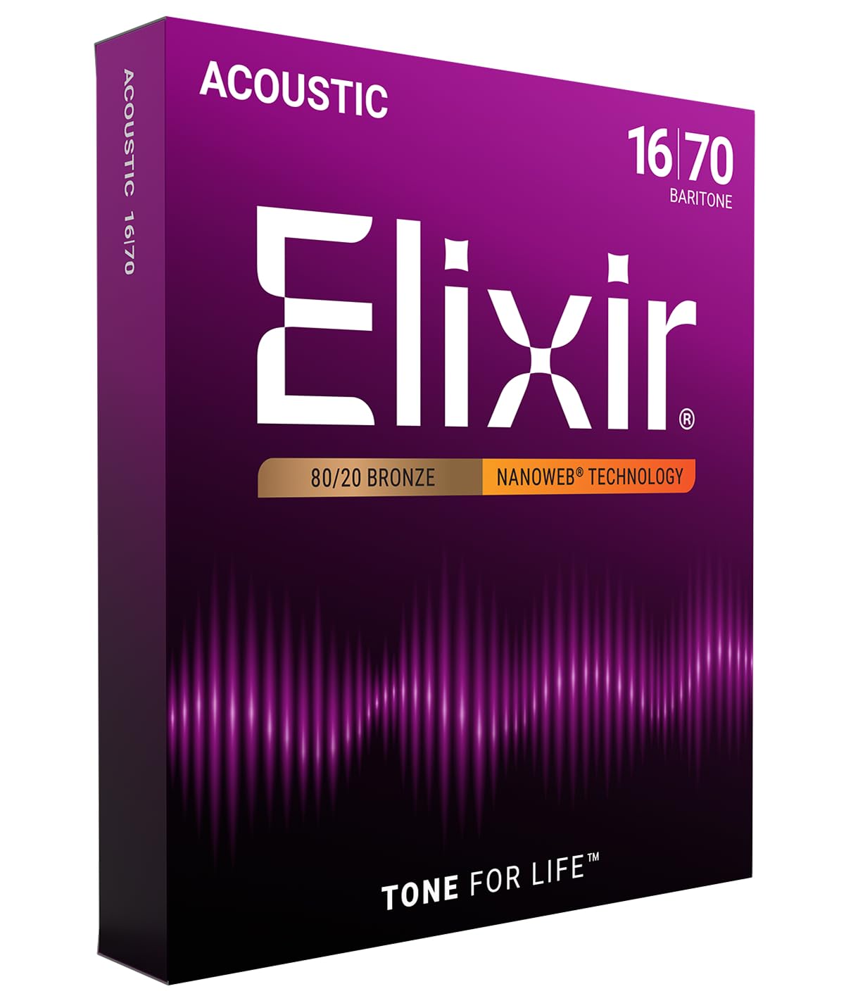 Elixir 11306 Nanoweb Bar Akustik Gitar Teli (16-70)