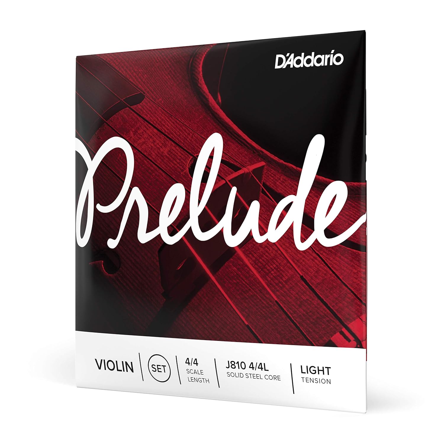 D'Addario J810-4/4L Prelude Violinen Saitensatz Kohlefaserstahl/Nickel 4/4 Light