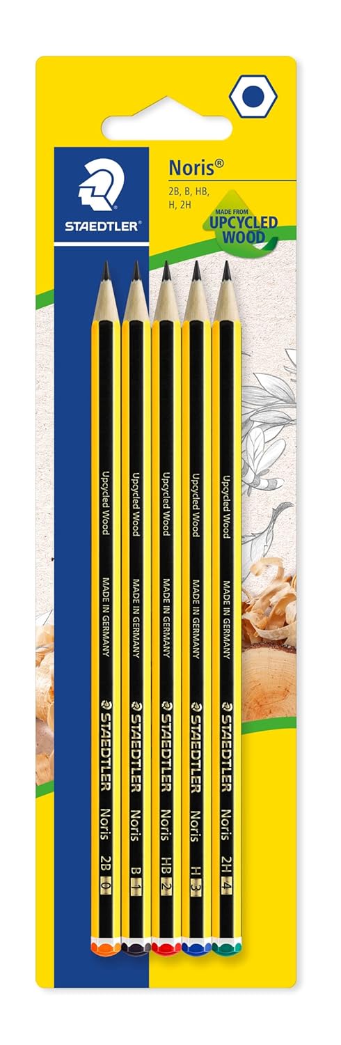 Staedtler 120S Bk5D Noris Kurşun Kalem 5'li Blister 2B, B, Hb, H, 2H
