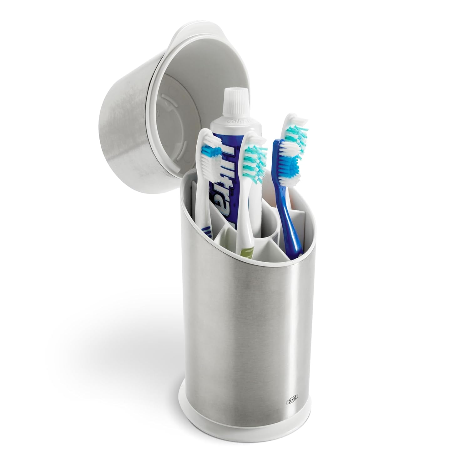 OXO Good Grips Paslanmaz Çelik Diş Fırçası Düzenleyici, 24 cm