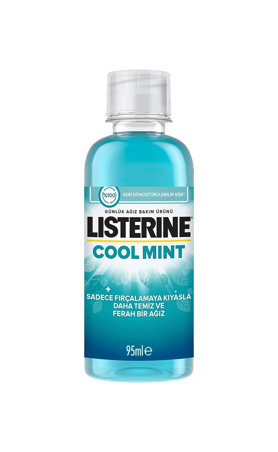 listerine cool mint ağız bakım suyu 95 ml