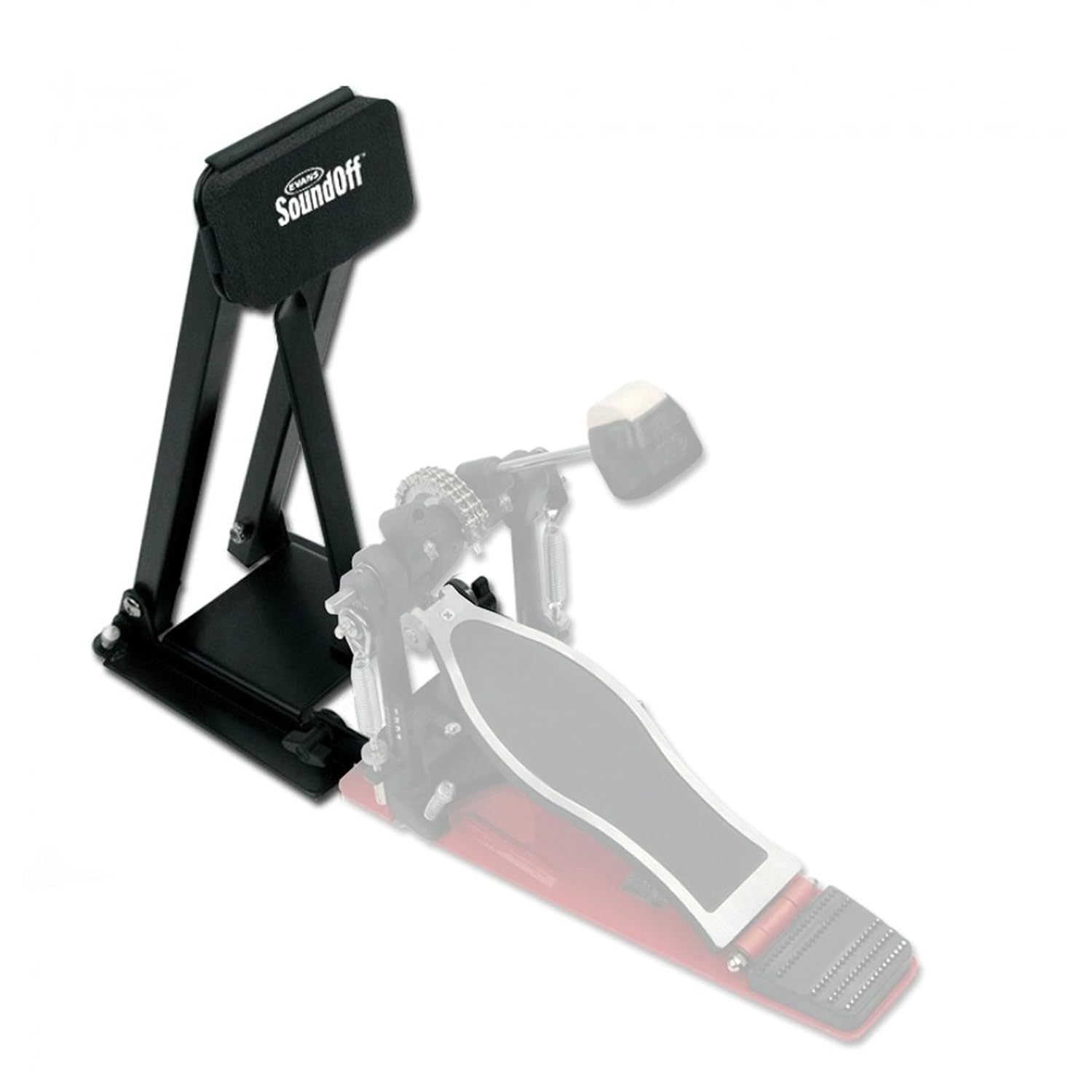 RealFeel by Evans bas davul egzersiz pedi, gerçekçi çalma hissi, evde ve yolda kullanım için mükemmel, tek ve çift ayak makineleri için, katlanabilir