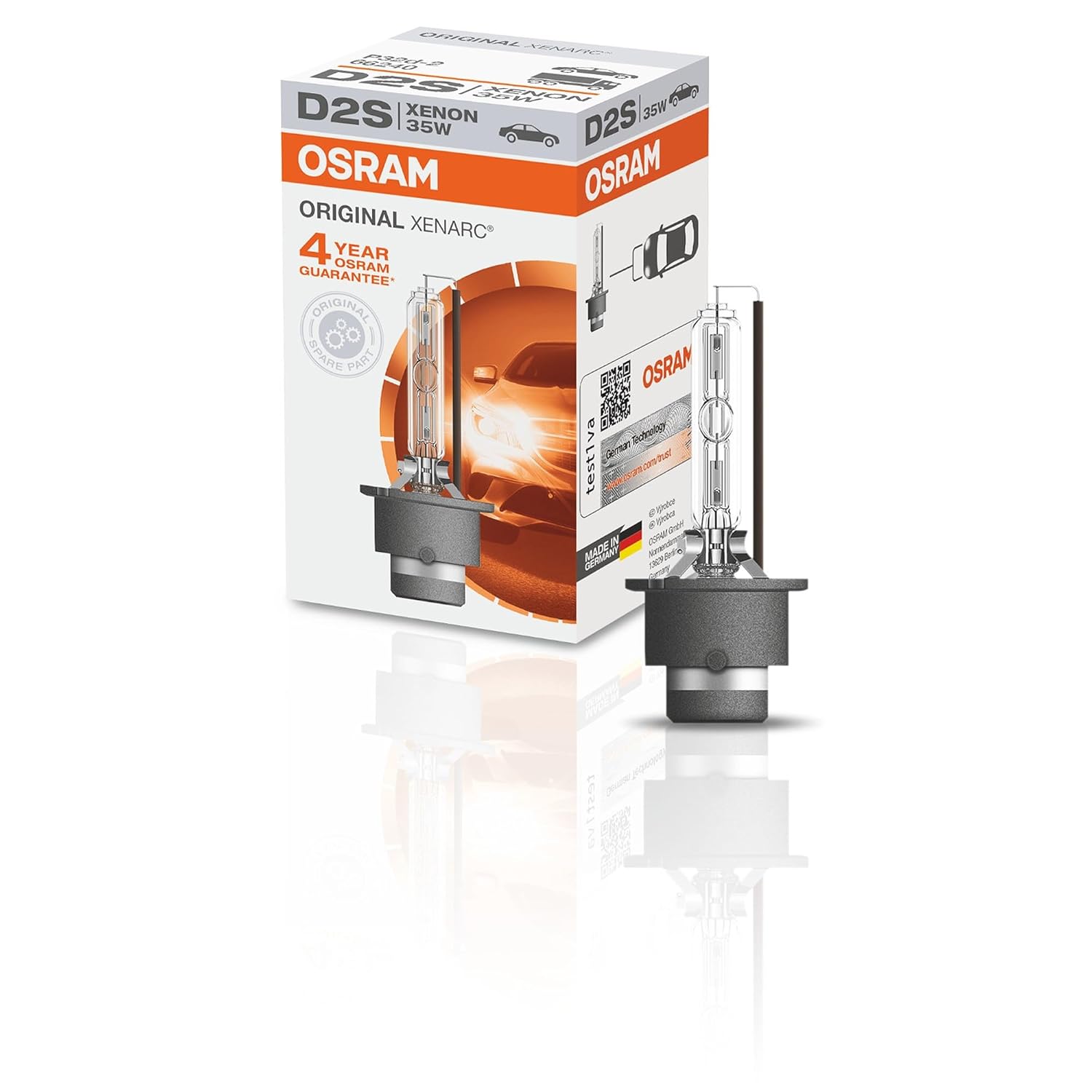 Osram Xenarc Orijinal D2S HID Xenon Brenner 85 V ampul