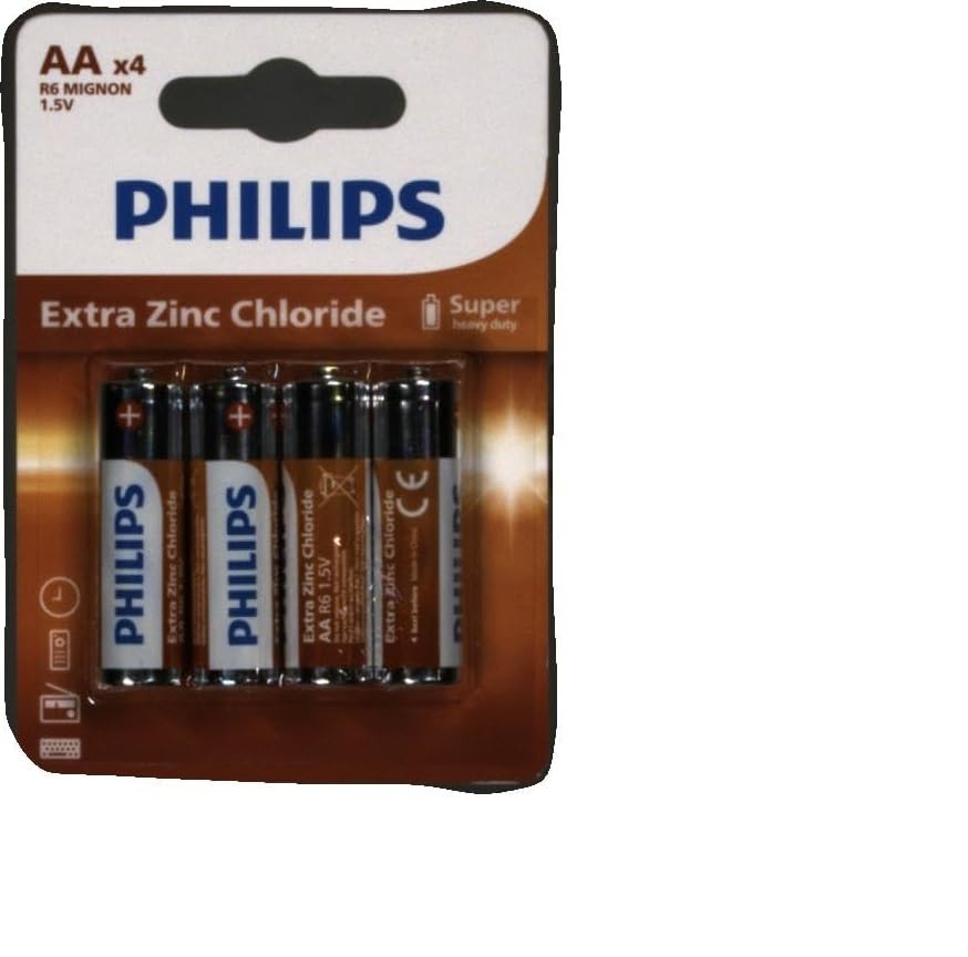 Philips Longlife Çinko Pil AA X4 (R6L4B/10)