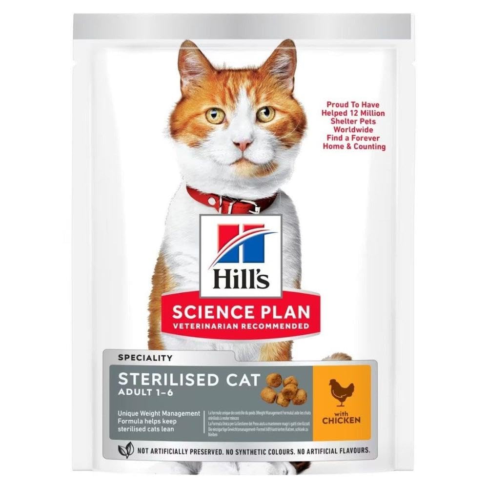Hill's Young Adult Sterilised Chicken Kisirlaştirilmiş Yetişkin Kedi Mamasi 1,5 kg