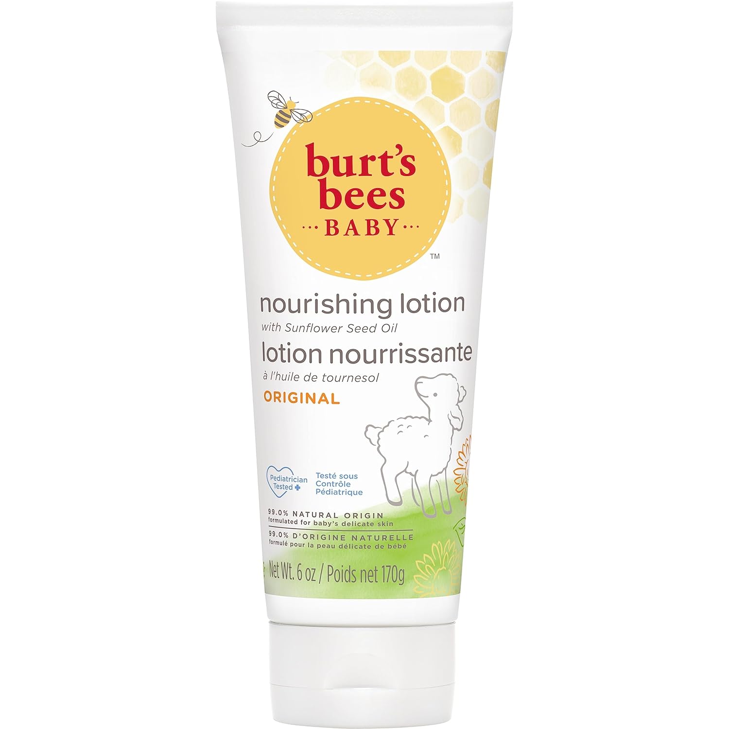 Burt's Bees Ayçiçeği Tohumu Yağı Özlü Besleyici Bebek Losyonu (1 x 170 g)