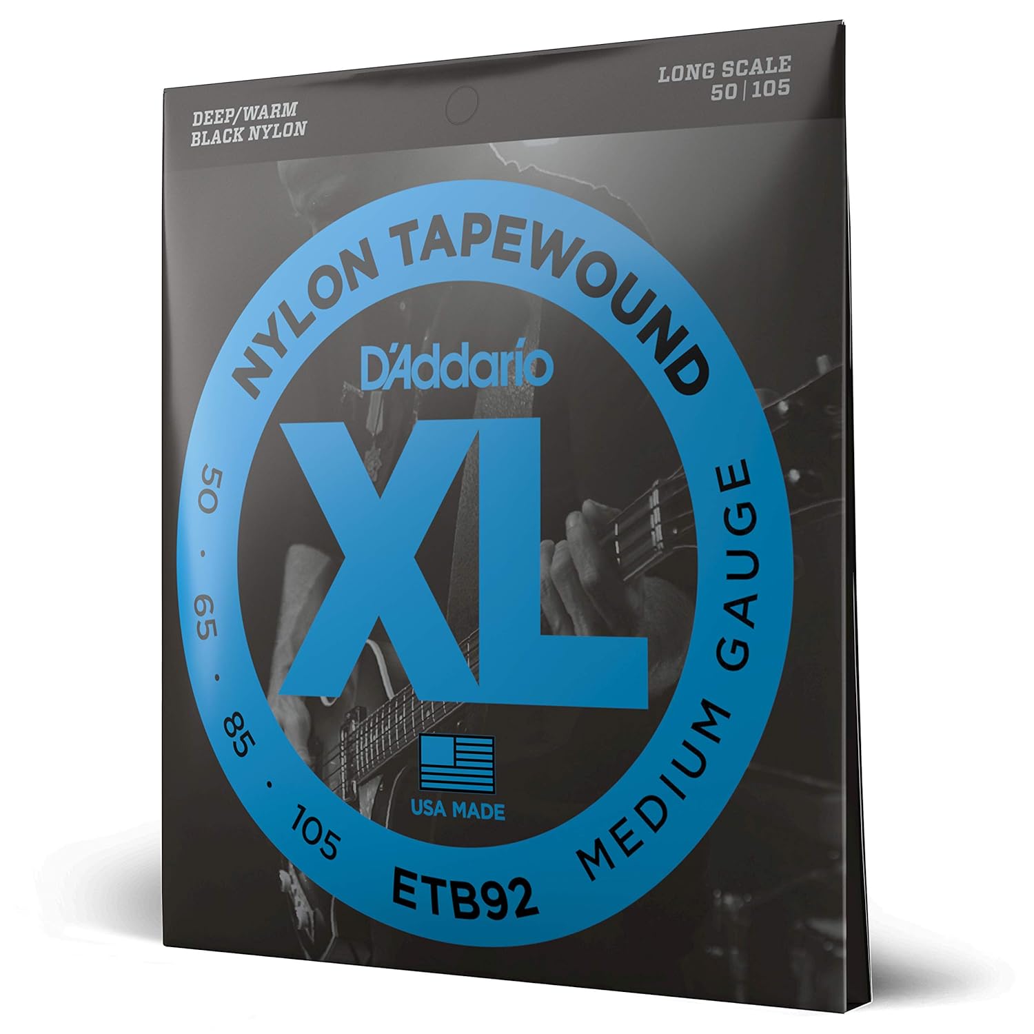 D'Addario ETB92 Saitensatz Tapewound Bass Medium 50-105 Long Scale