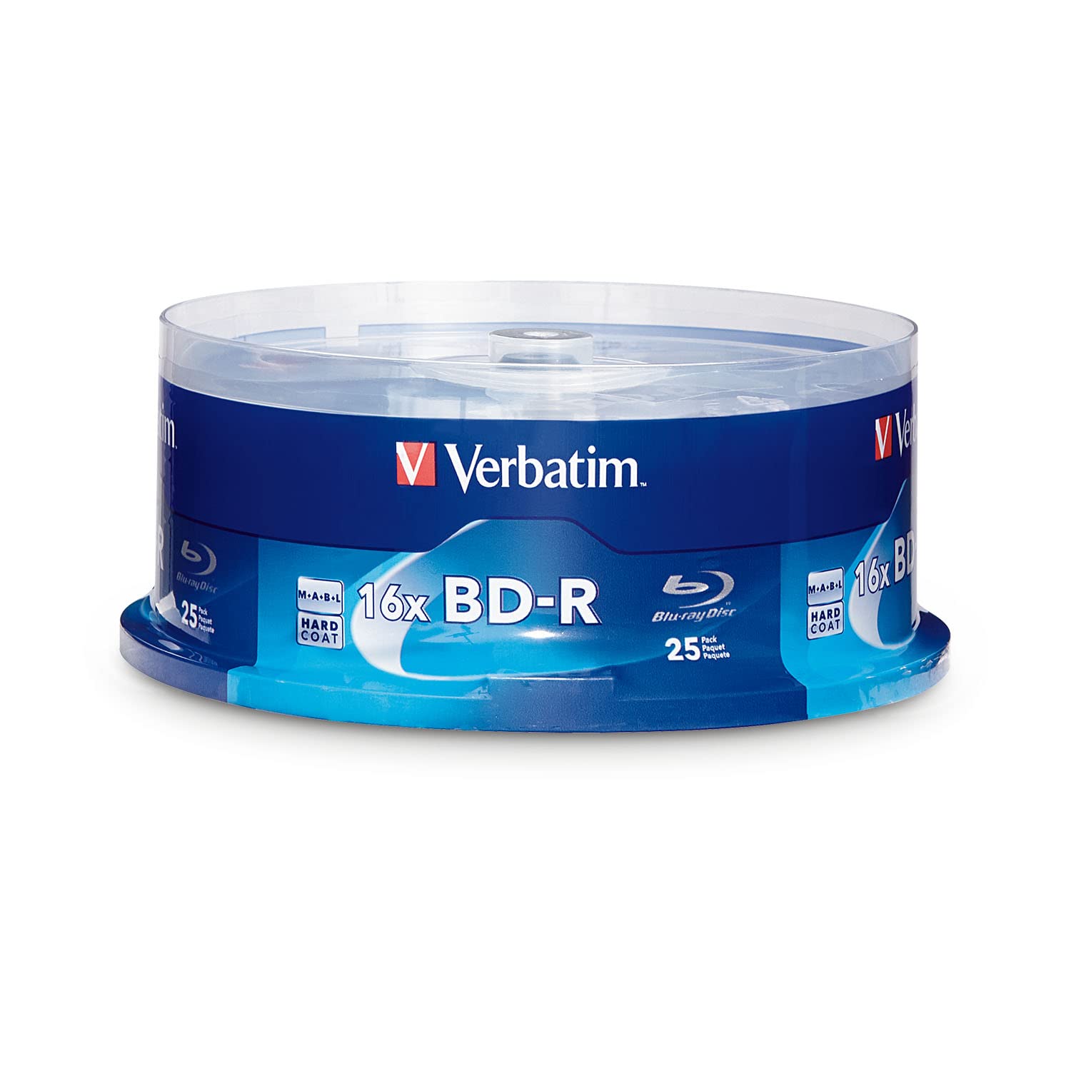 Verbatim 25 GB 6 x Blu-ray Tek Katmanlı Kaydedilebilir Disk BD-R, 10 Disk Mil 97238 – Markalı 25 Adet Mil