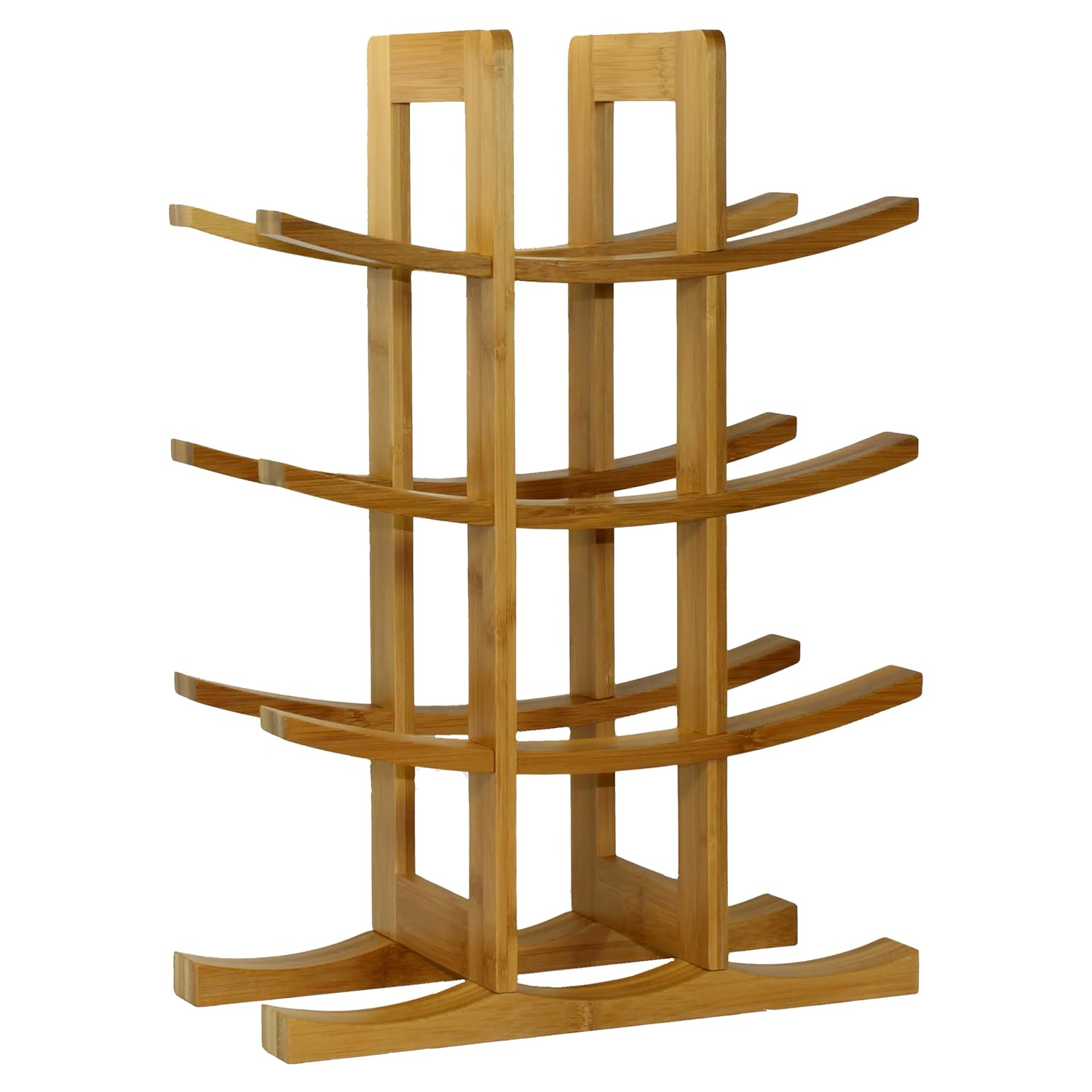 Oceanstar WR1149 raf, şarap rafı Bambu doğal