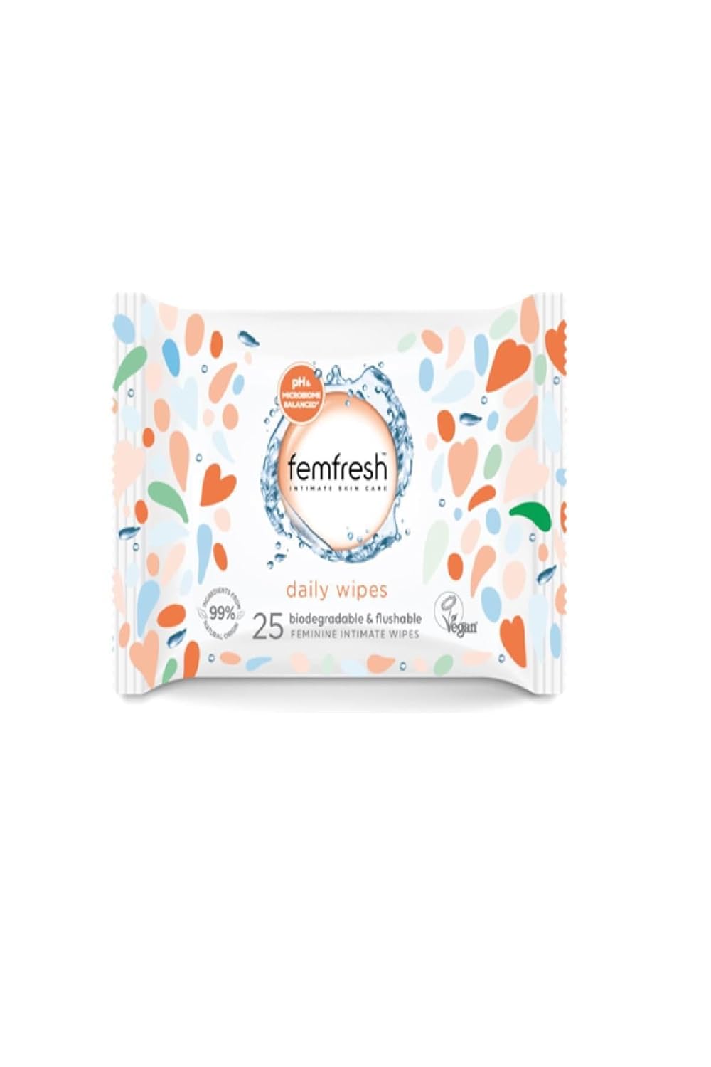 Femfresh Aloe Vera & Calendula Özlü Dış Genital Bölge 25'li Islak Mendili (1 x 25 Adet)