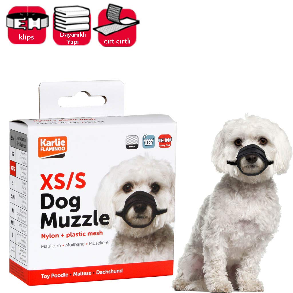 Karlie Soft Ağızlık, 30-45 cm, Siyah