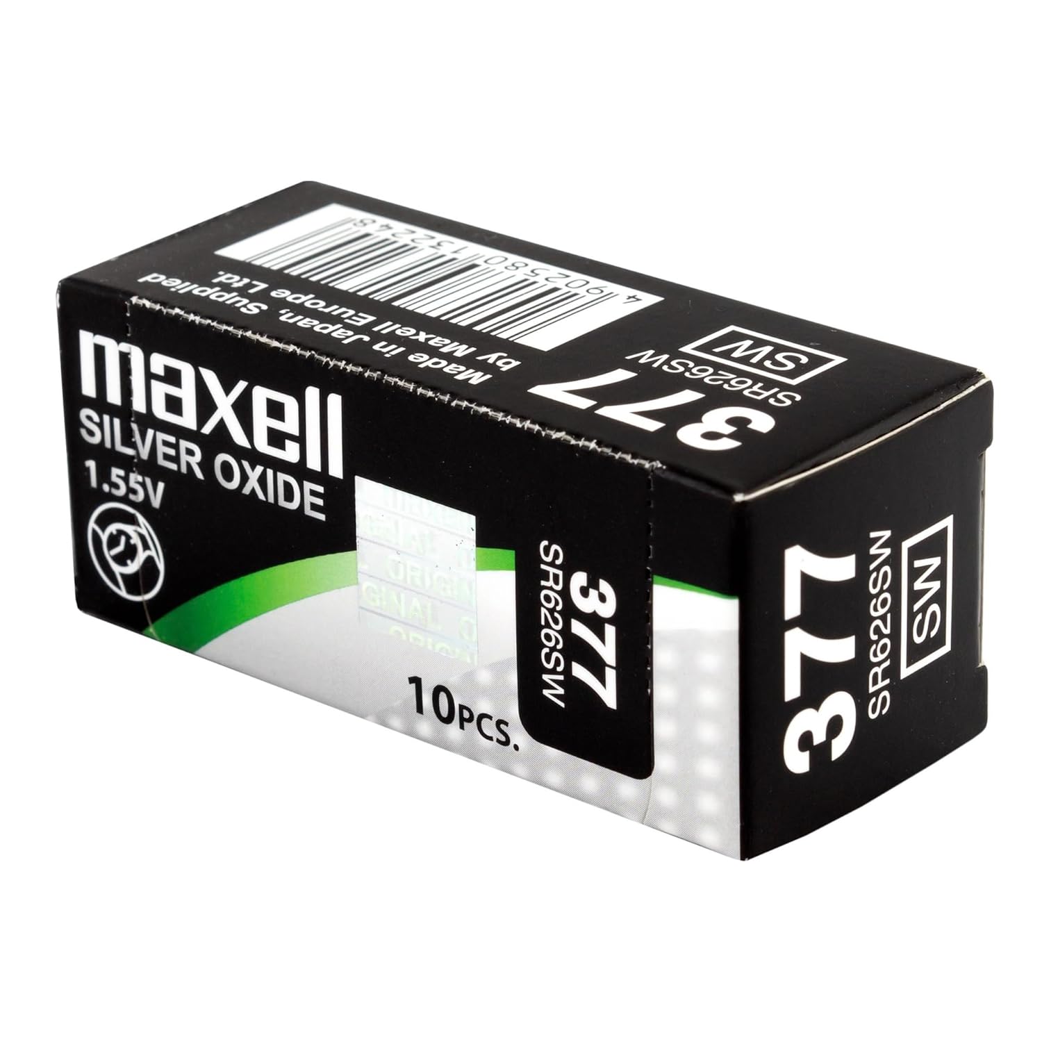Maxell Sılver Oxide 377 SR626SW Pil 10'lu Paket