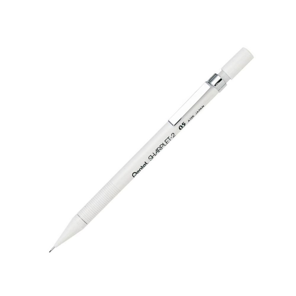 Pentel Sharplet-2 A125-W Mekanik Kurşun Kalem, 0.5 mm, Beyaz