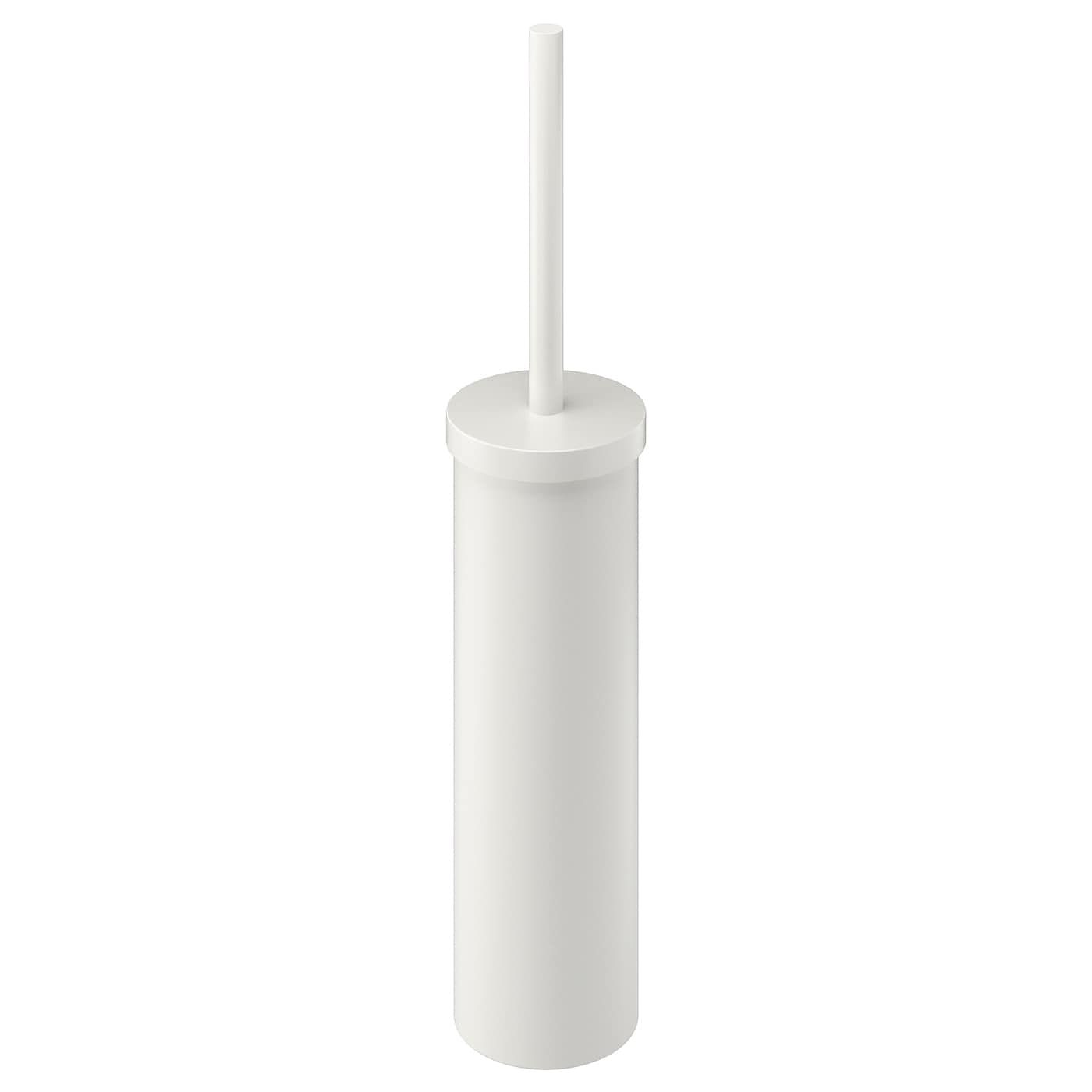 IKEA Tuvalet fırçası "Enudden" değiştirilebilir fırçalı tuvalet fırçası - çelik - beyaz - Uzunluk: 48 cm - Çap: 9,7 cm