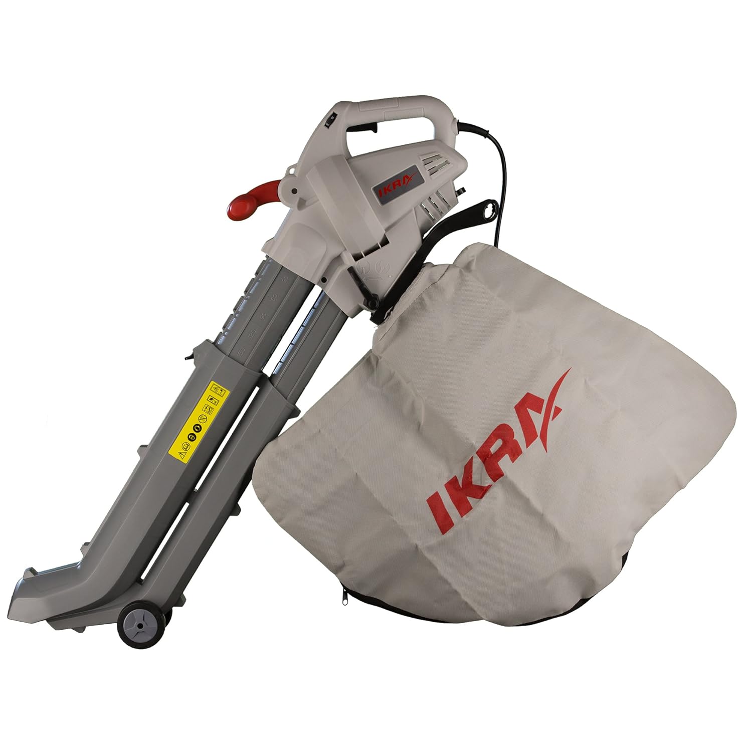 IKRA IBV2800 E/GY 8732, ELEKTRİKLİ YAPRAK ÇÖP TOPLAMA MAKİNESİ, 2800 Watt, 45 LT