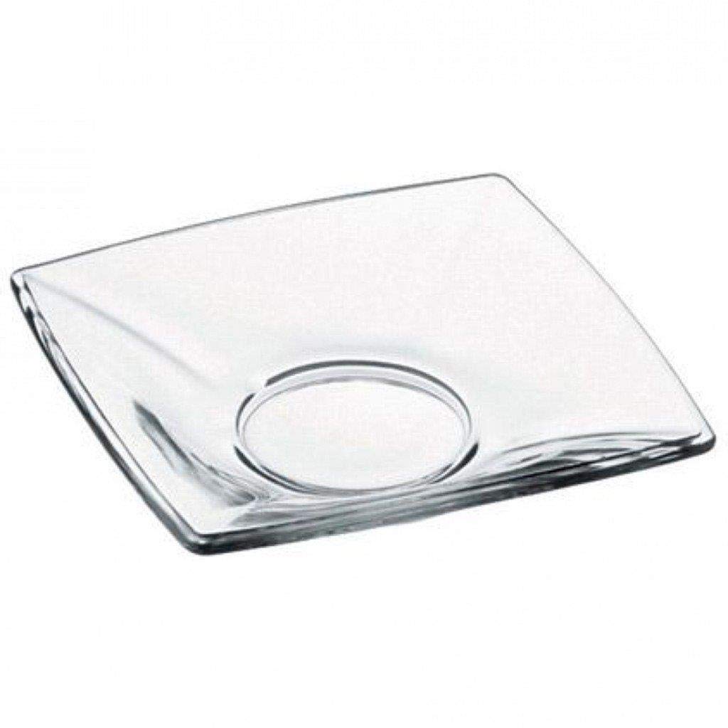 PAŞABAHÇE KARE ÇAY TABAĞI 129 MM 6'LI HEDİYELİK KUTU