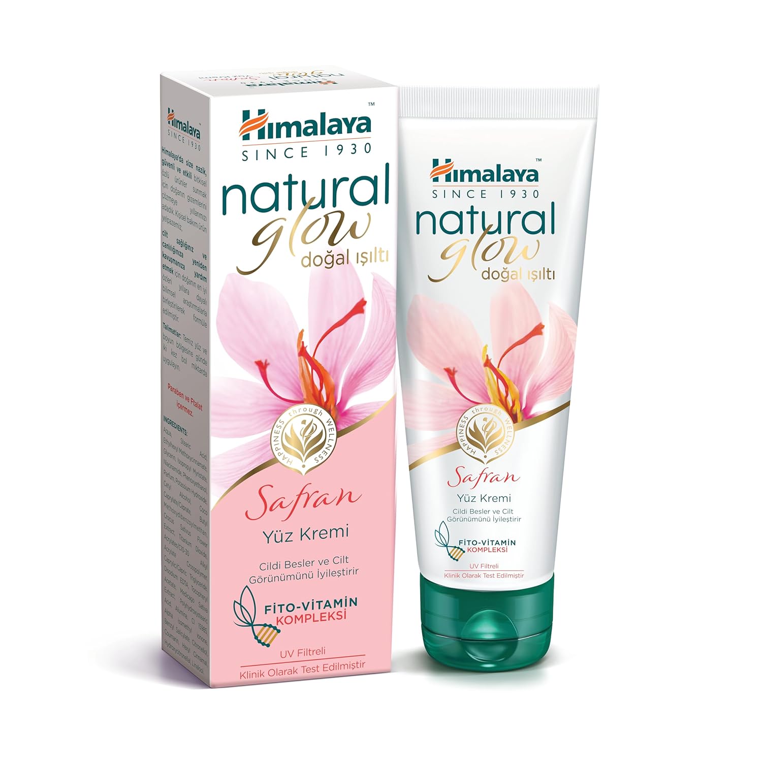 Himalaya Since 1930 Natural Glow Doğal Işıltı Yüz Kremi 50 gr, Safran, Niacinamide, Fito-Vitamin Kompleksi