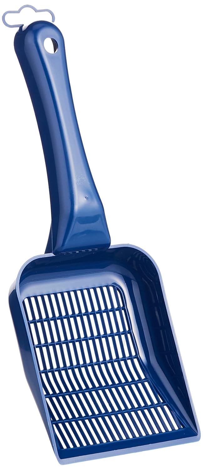 Moderna Scoopy Small Grid Dar Aralıklı Kedi Kumu Küreği - Lacivert