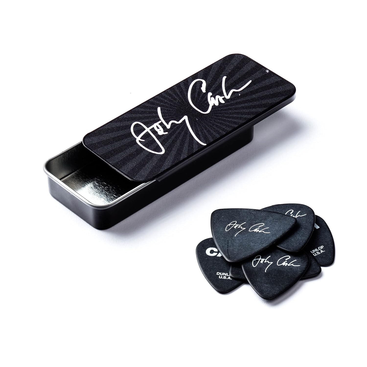 Jim Dunlop Johnny Cash Signature 6lı Pena Seti (Medium)