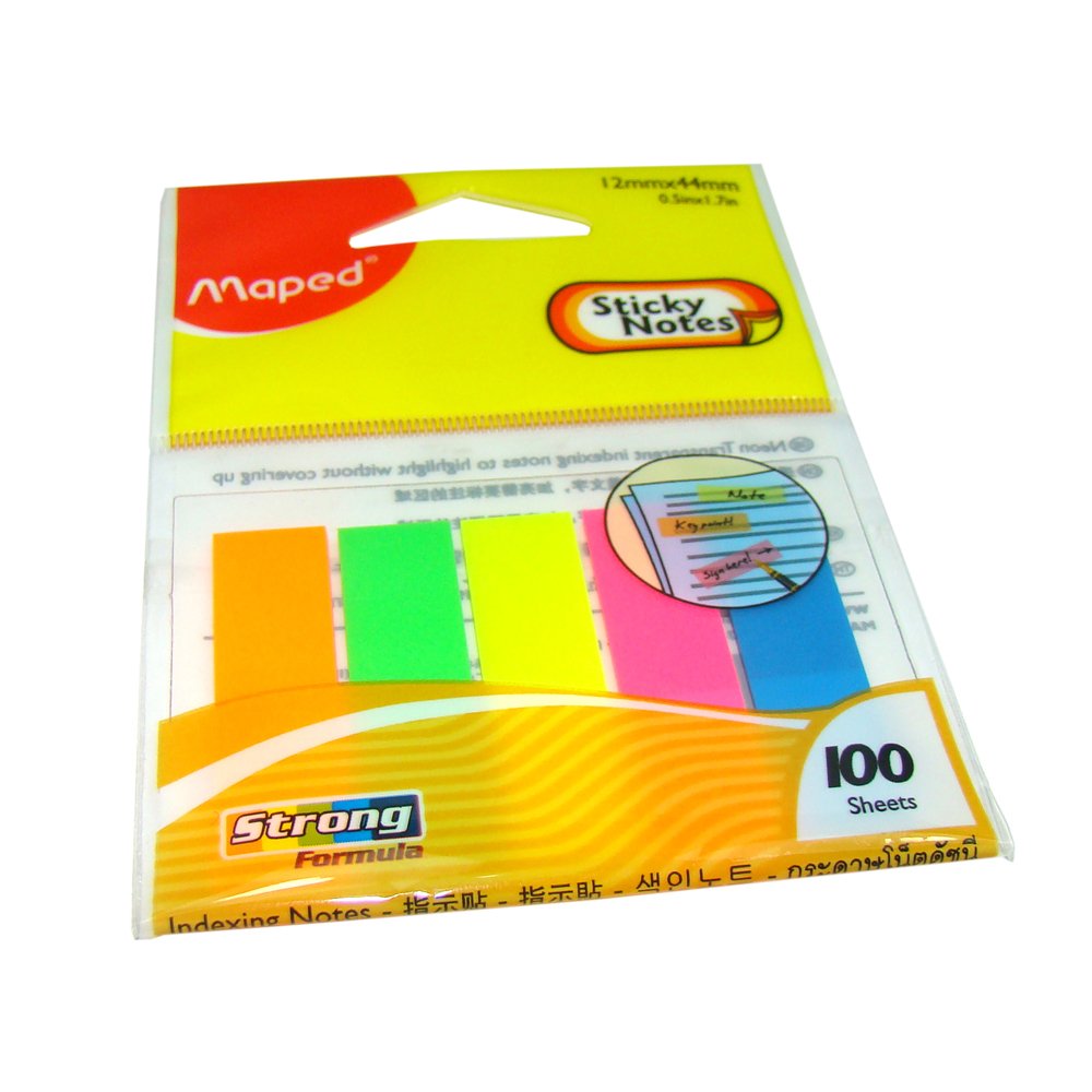 Maped Sticky Notes 12 x 44 mm Ayıraç - 100 Etiket