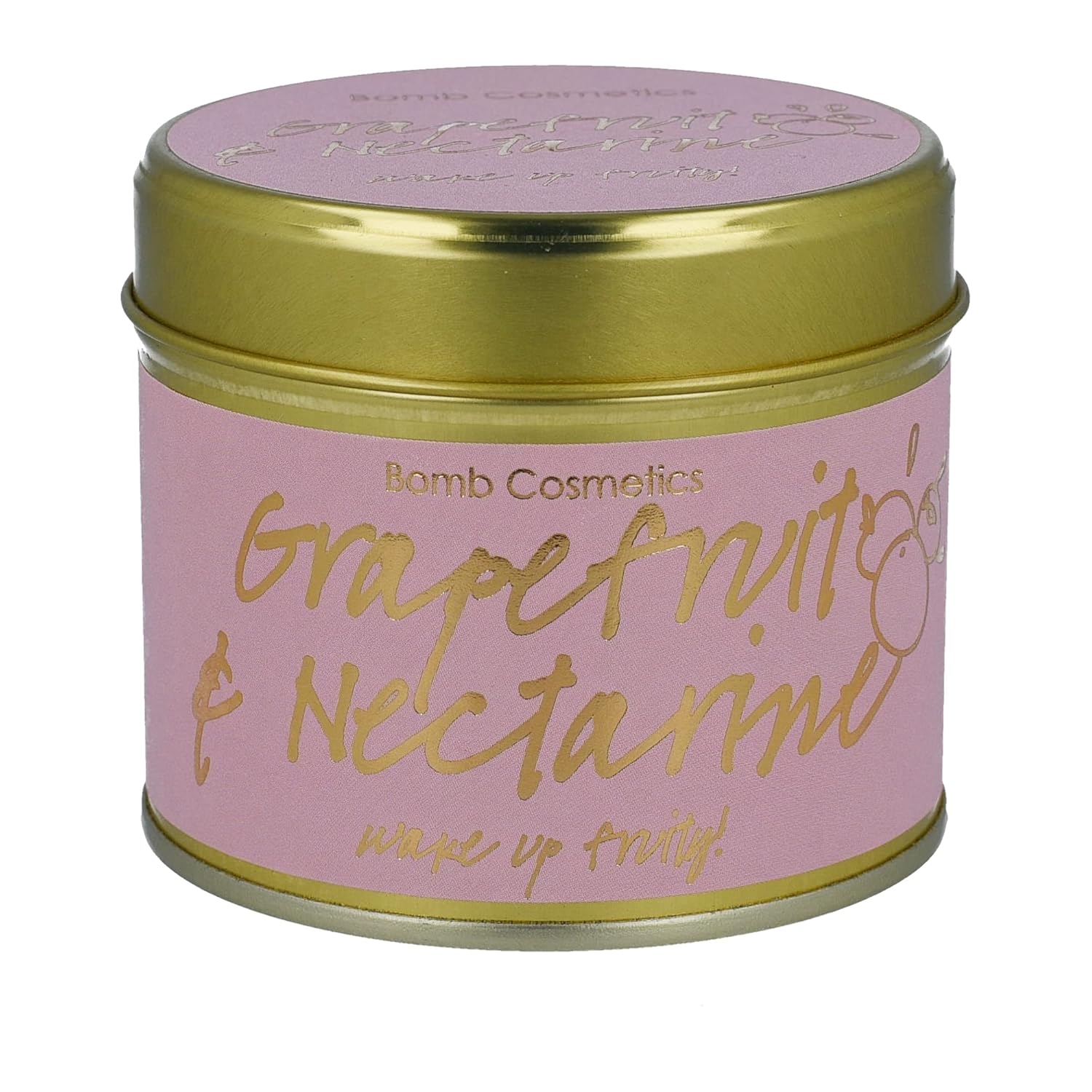 Bomb Cosmetics Grapefruit & Nectarine Teneke Mum 1 Paket (1 x 1 Adet)