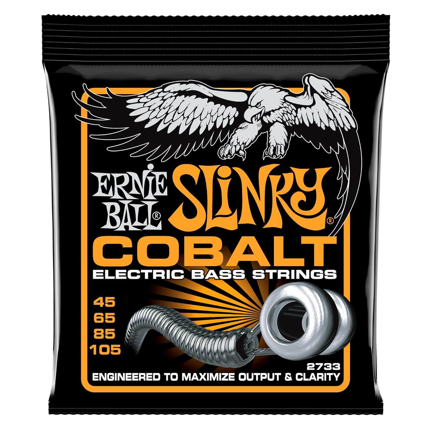 Ernie Ball Hybrid Slinky Kobalt Elektrik Bas Telleri, Ölçü 45-105