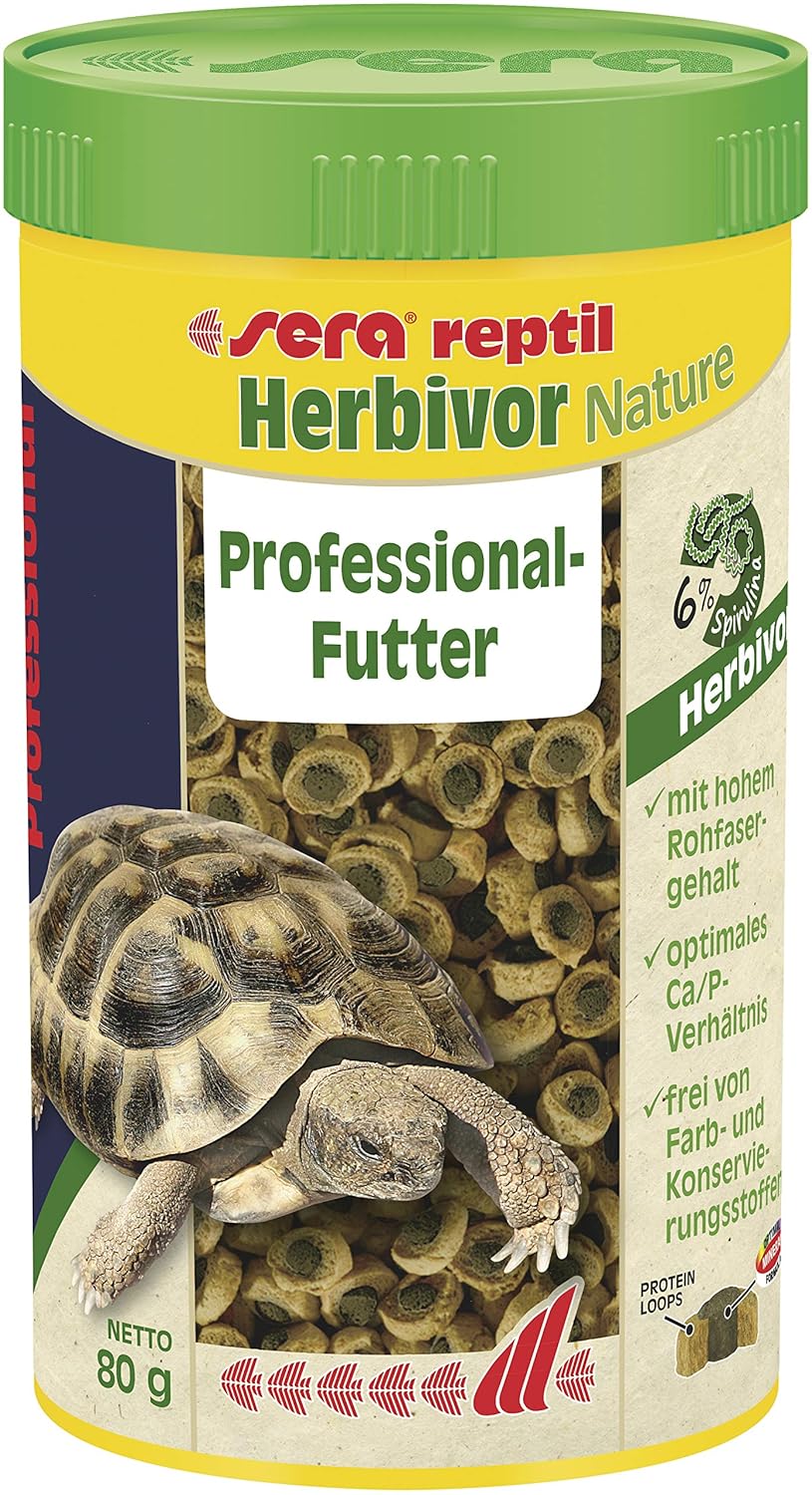 Sera Reptil Herbivor Otçul Sürüngen Yemi 250 ML