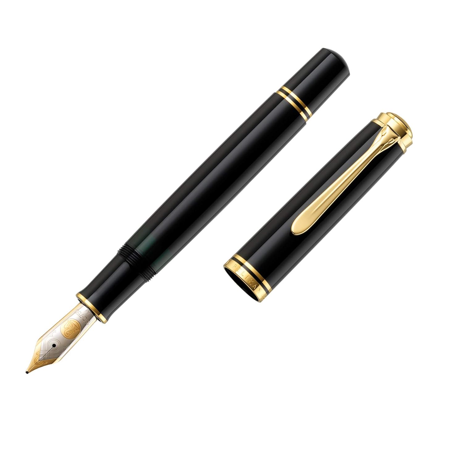 Pelikan Souveraen M800 Black fountain pen with Gold - EF