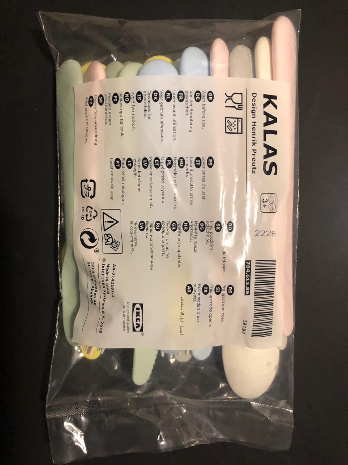 IKEA KALAS çatal bıçak kaşık takımı 18 parça