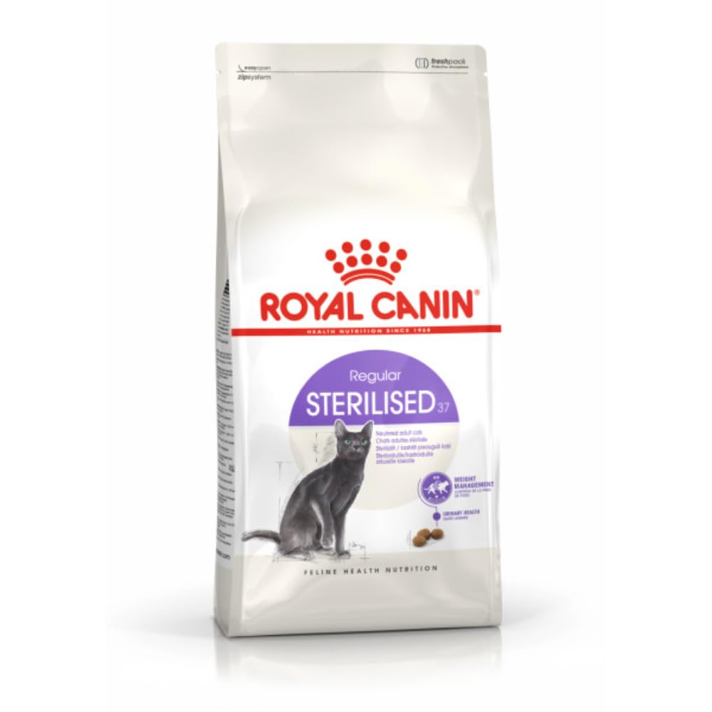Royal Canin Kısırlaştırılmış Kediler İçin, 37 Kuru Kedi Maması, 4 Kg, renksiz