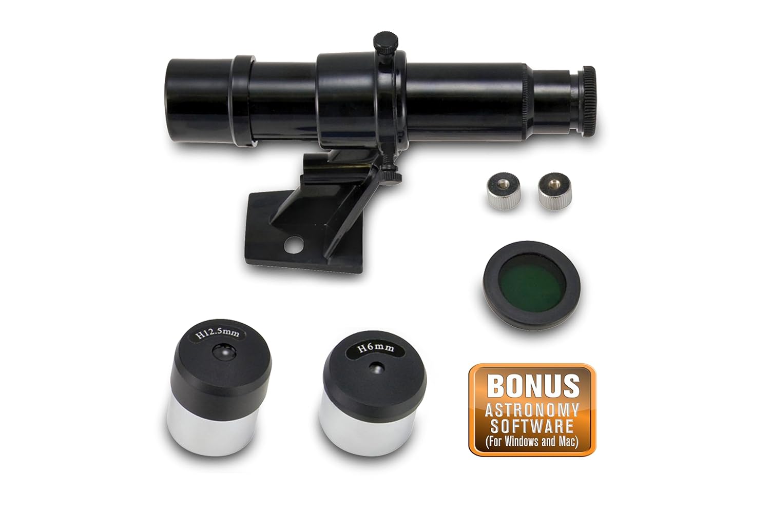 Celestron 21024-ACC FirstScope aksesuar seti (siyah)