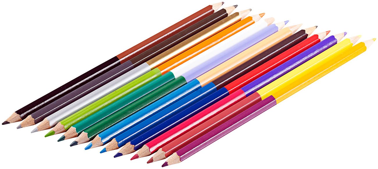 Bruynzeel "Twin noktaları çift taraflı renkli kalem," 12'li set (24 renkler)