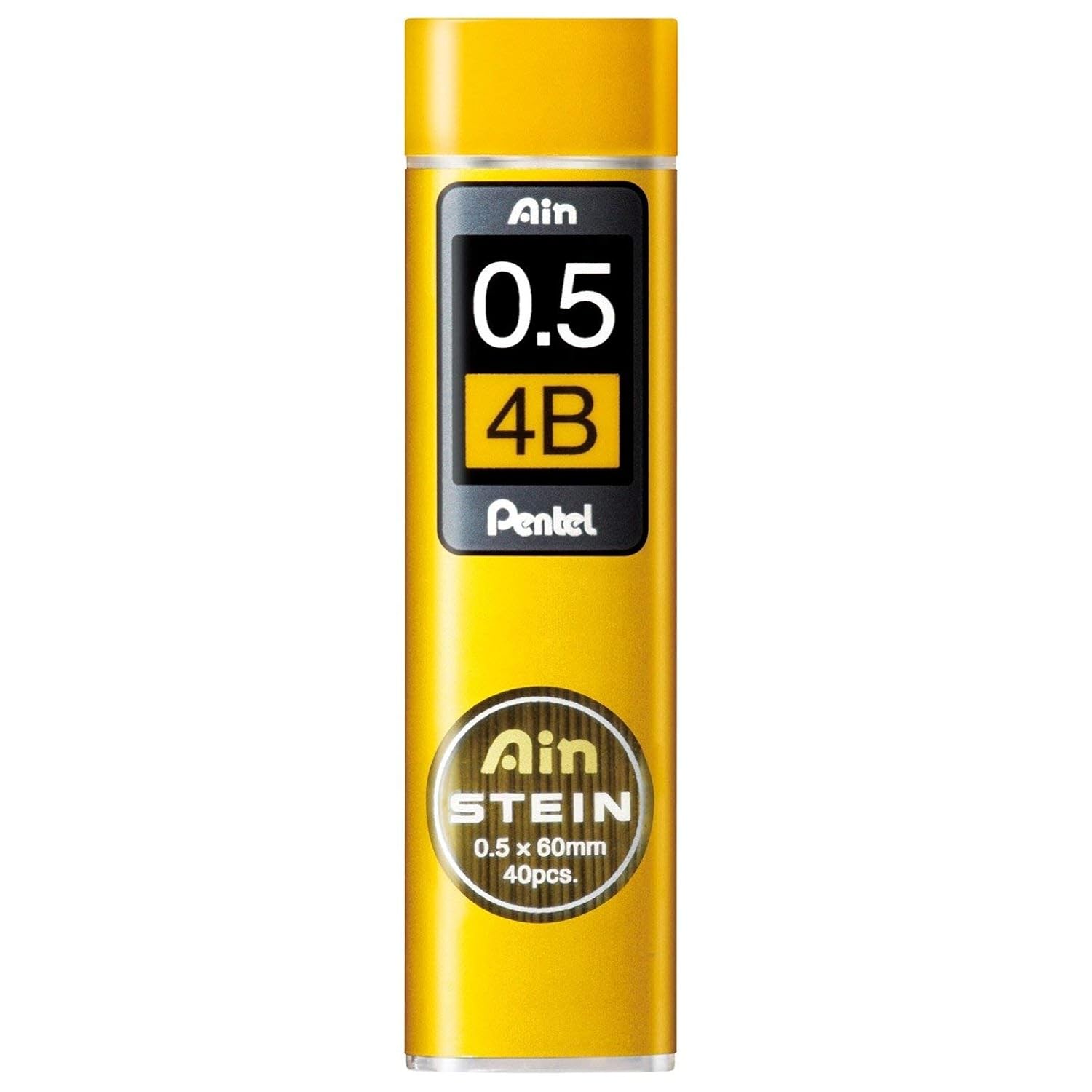 Pentel Mekanik Kurşun Kalem Ucu, 40 Adet, 0.5 mm, 4B