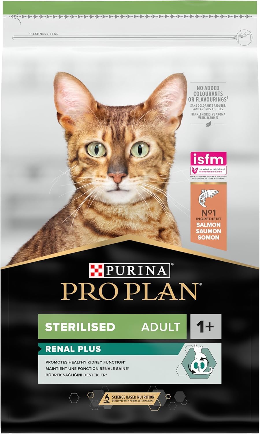 Pro Plan Sterilised Kısırlaştırılmış Kediler için Somonlu Kedi Maması, 10 Kg