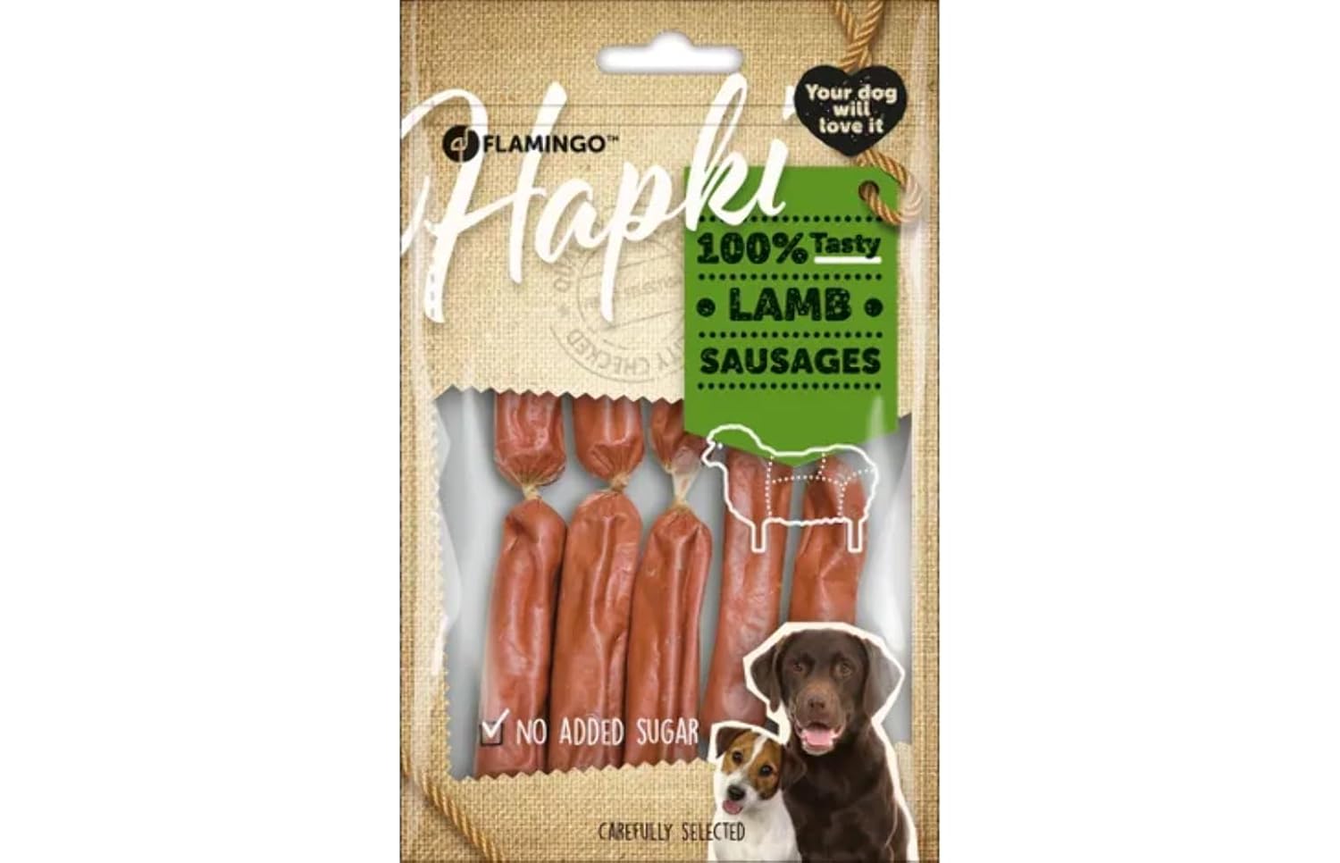 Karlie Flamingo Lamb Snack Kuzulu Sosis Köpek Ödülü 85 Gr