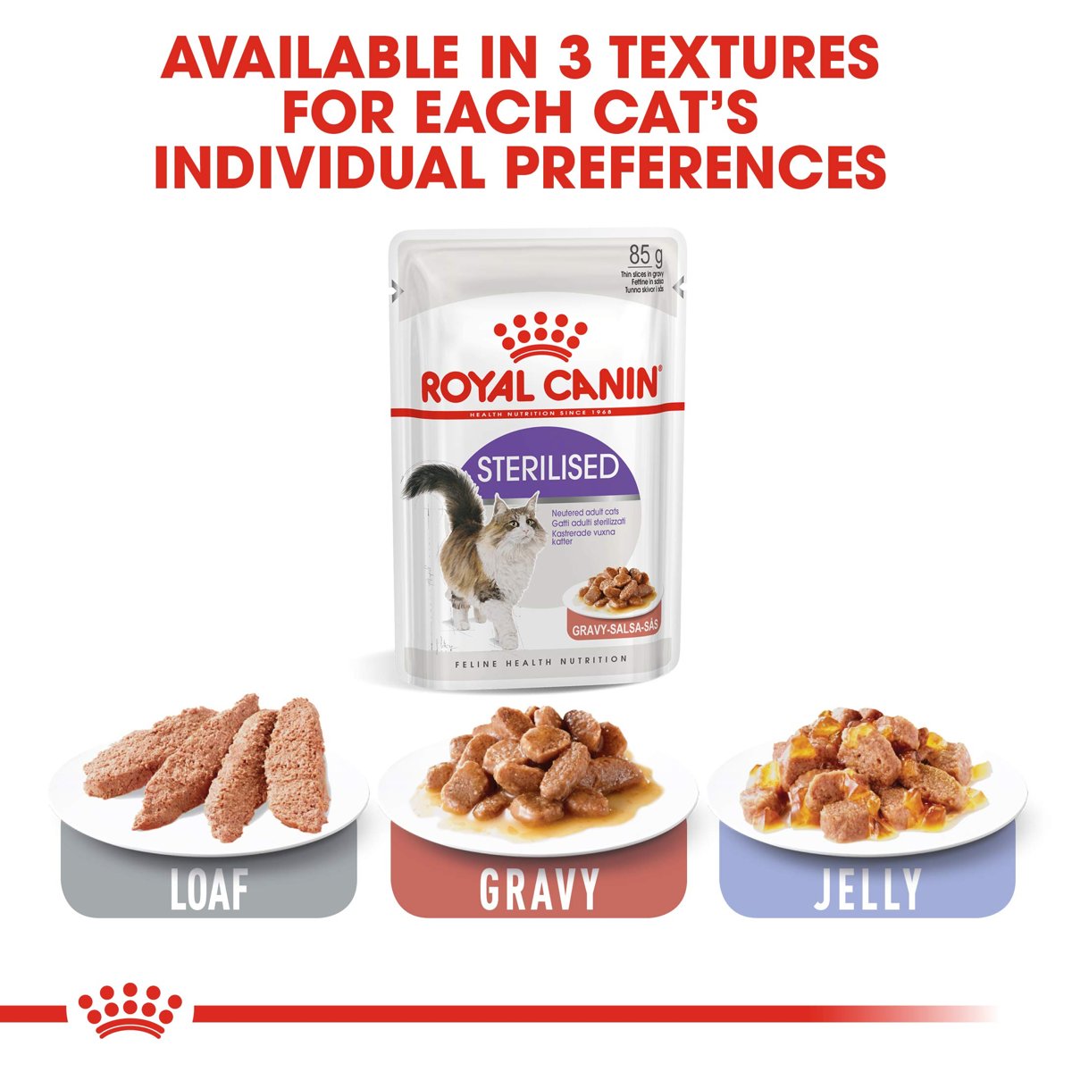 Royal Canin Sterilised Gravy Pouch Kısırlaştırılmış Yaş Kedi Maması 85 Gr X 12 Adet
