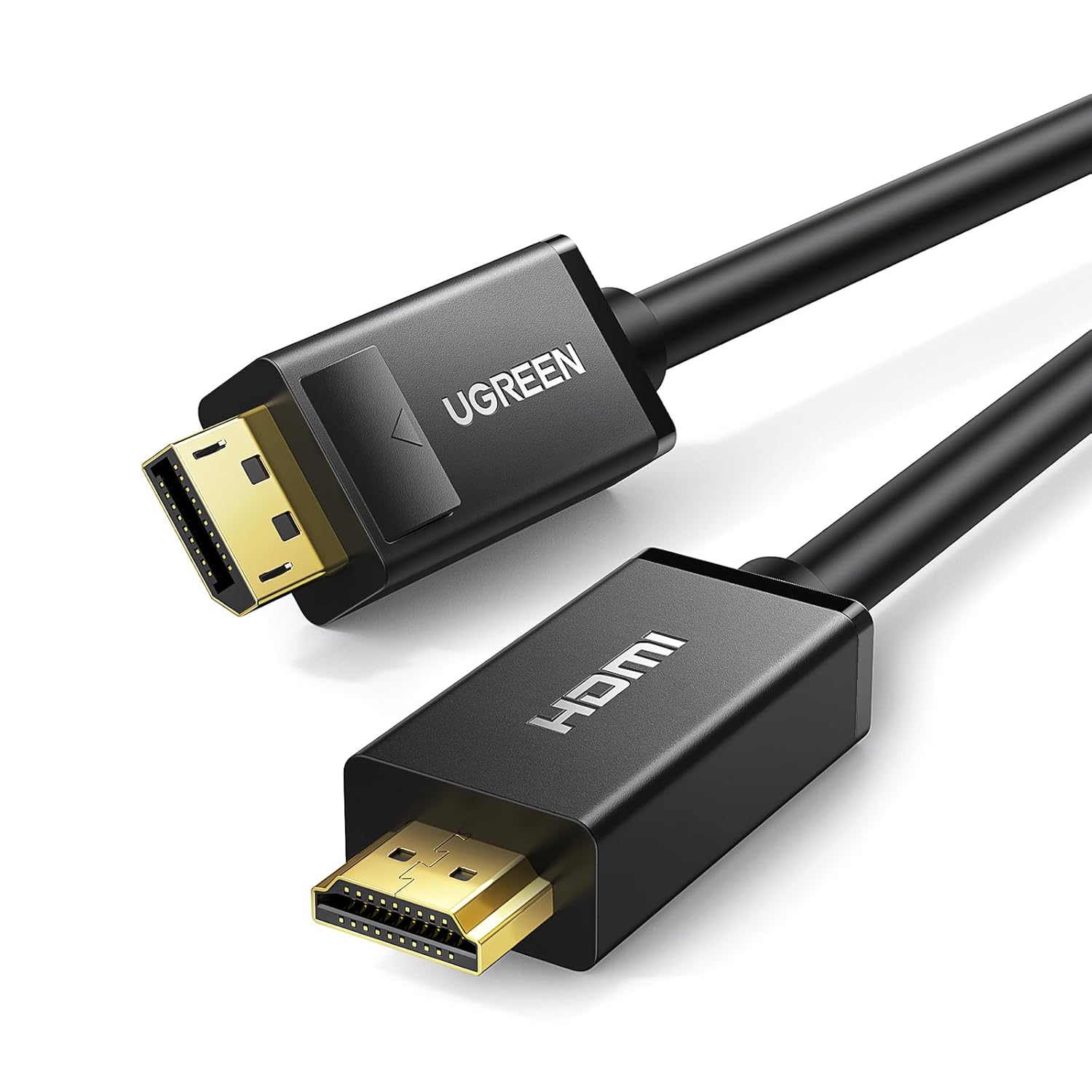 Ugreen 4K Displayport HDMI Dönüştürücü Kablo, 3 Metre, Siyah