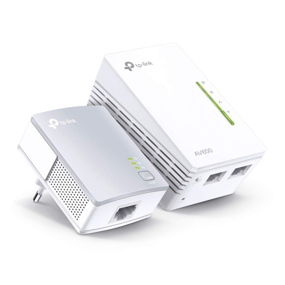 TP-Link TL-WPA4220KIT 300Mbps AV600 Wi-Fi Powerline Extender Başlangıç Kiti, Kablosuz Menzil Genişletici