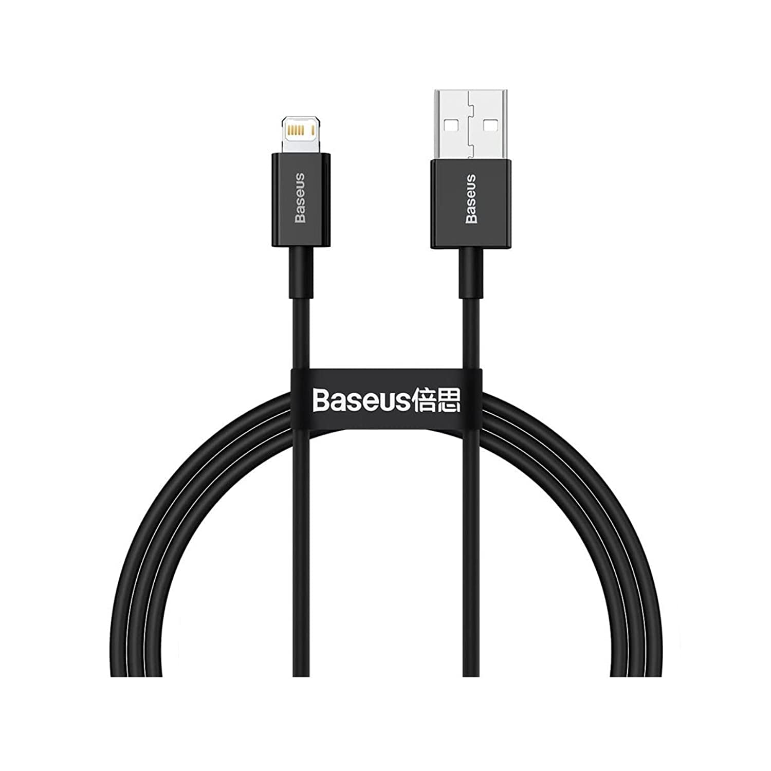 Baseus Superior 2.4A 100 cm Lightning Şarj Kablosu Siyah