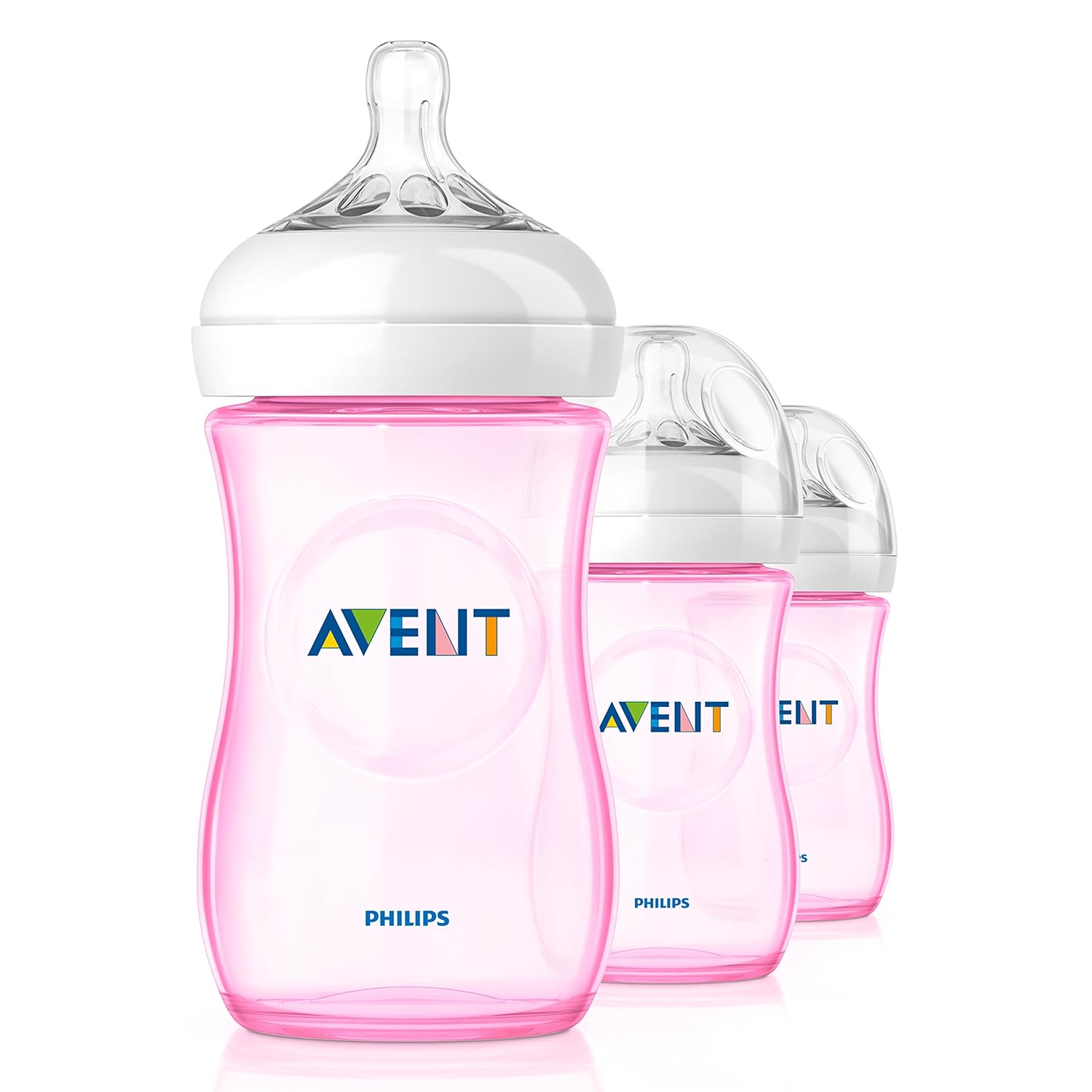 Philips Avent 9430416 Natural Pp Biberon, 260 Ml, Pembe