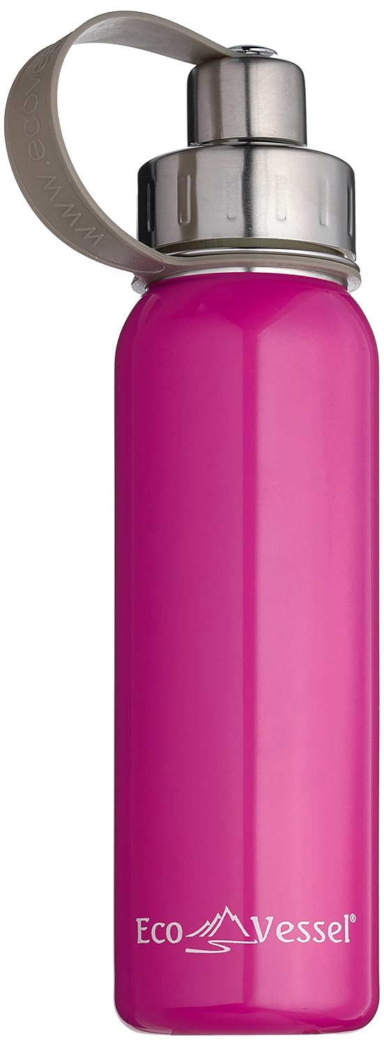 Eco Vessel Paslanmaz Çelik Vidalı Başlık Termos, 0.75 lt, Pembe
