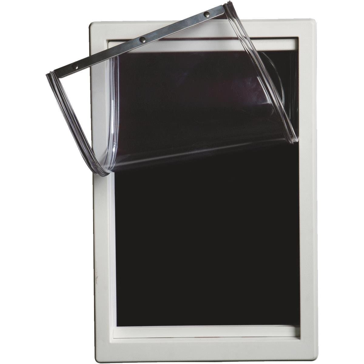 Ideal Pet Products Ekran Koruyucu Evcil Hayvan Kapısı, Ekstra Büyük, 26,5 cm x 38,1 cm Kapak Boyutu, Beyaz