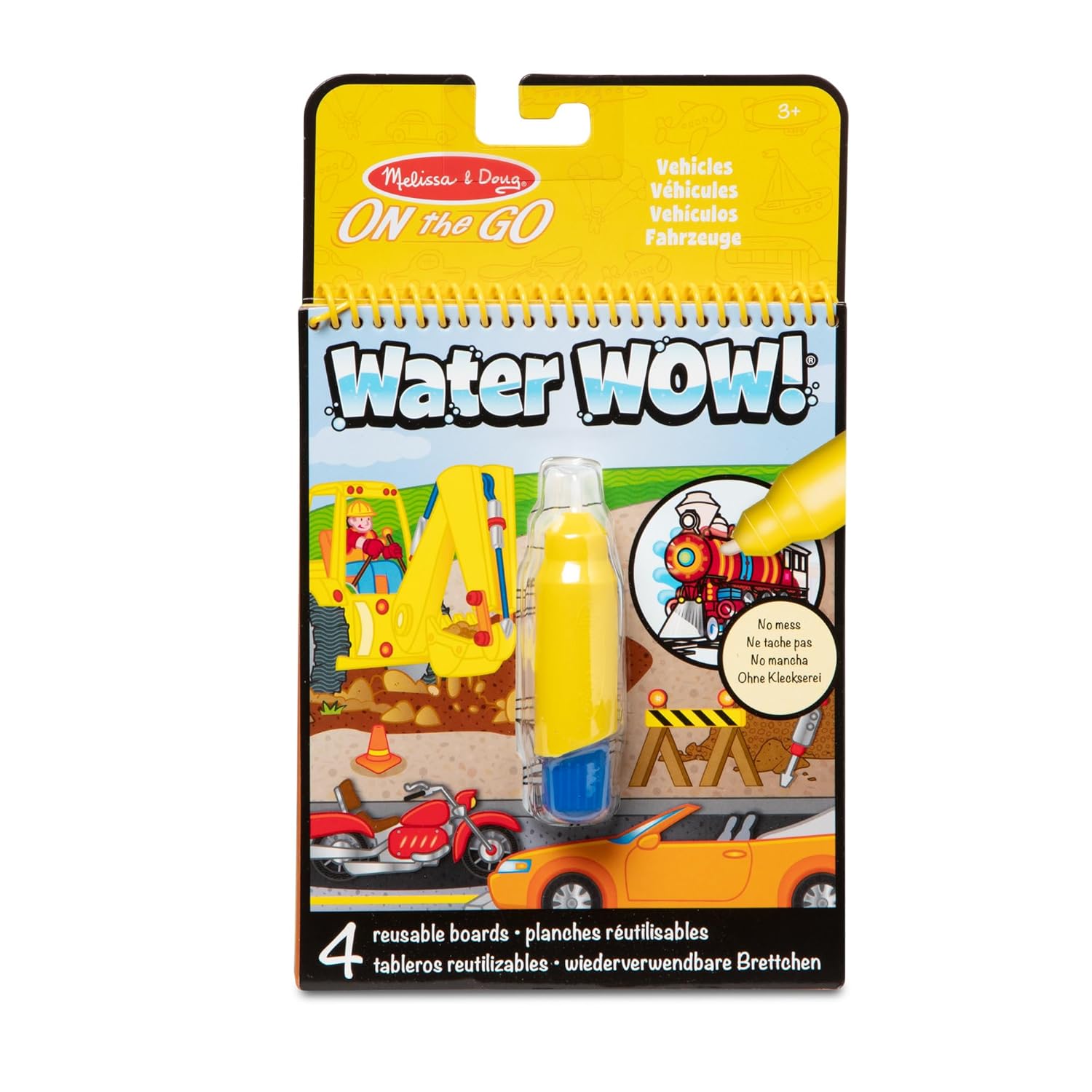 Melissa & Doug - Water Wow Su Ile Boyama Kitabı Araçlar (15375)