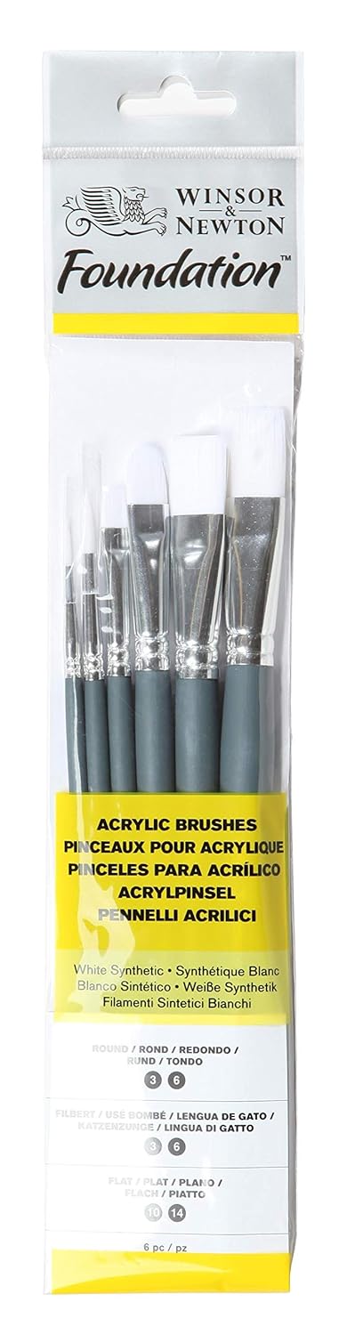 Winsor & Newton 5295007 fırça seti, ahşap, çok renkli, 7 x 1 x 4,3 cm