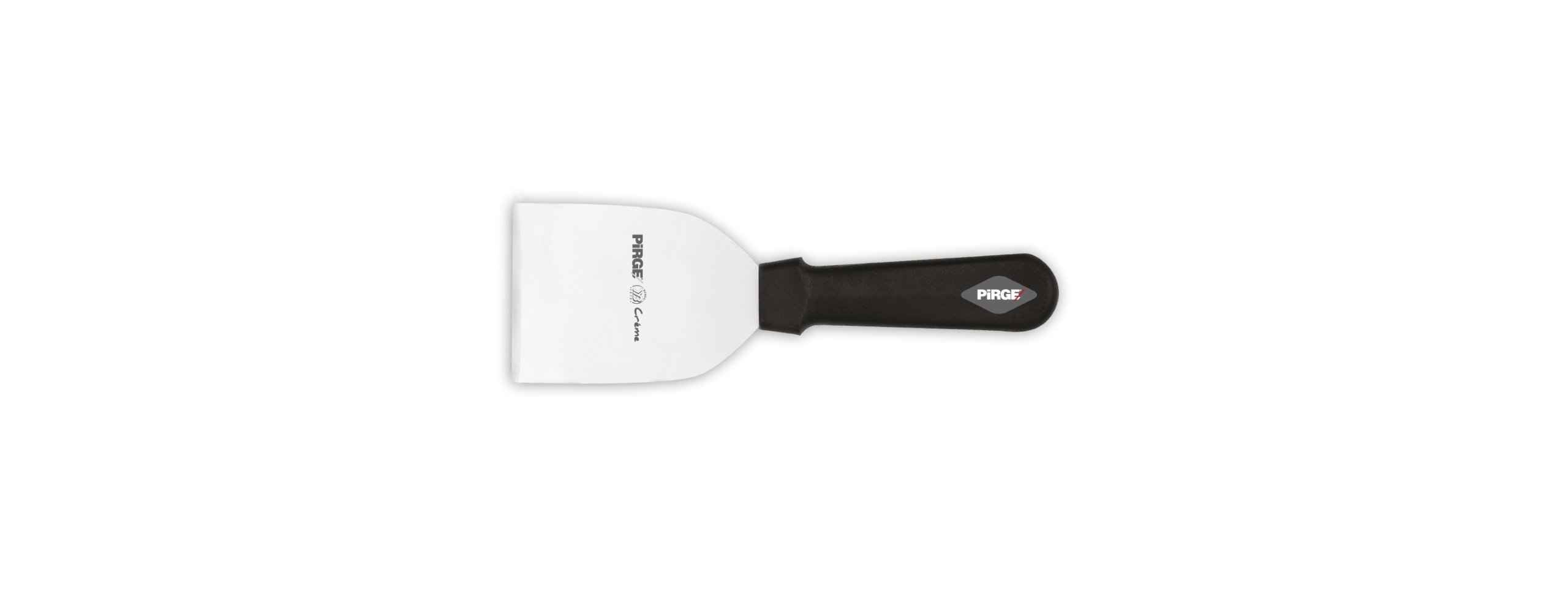 Pirge 71152 Creme Paslanmaz Gıda Spatula No:2-11,5 Cm, Beyaz
