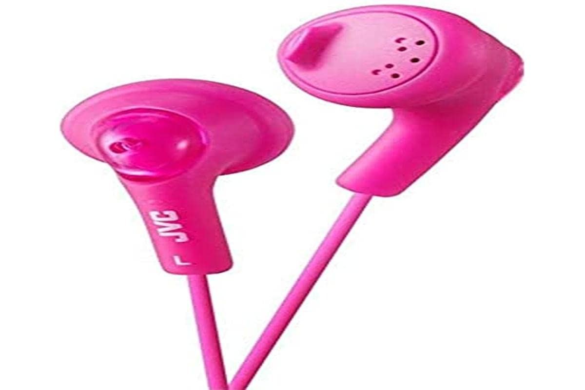 JVC Gumy HA-F160-P-E Kulak İçi Stereo Kulaklık, Bas Güçlendirme ve 3,5 mm Jak Kablosu (1,2 m) - Pembe