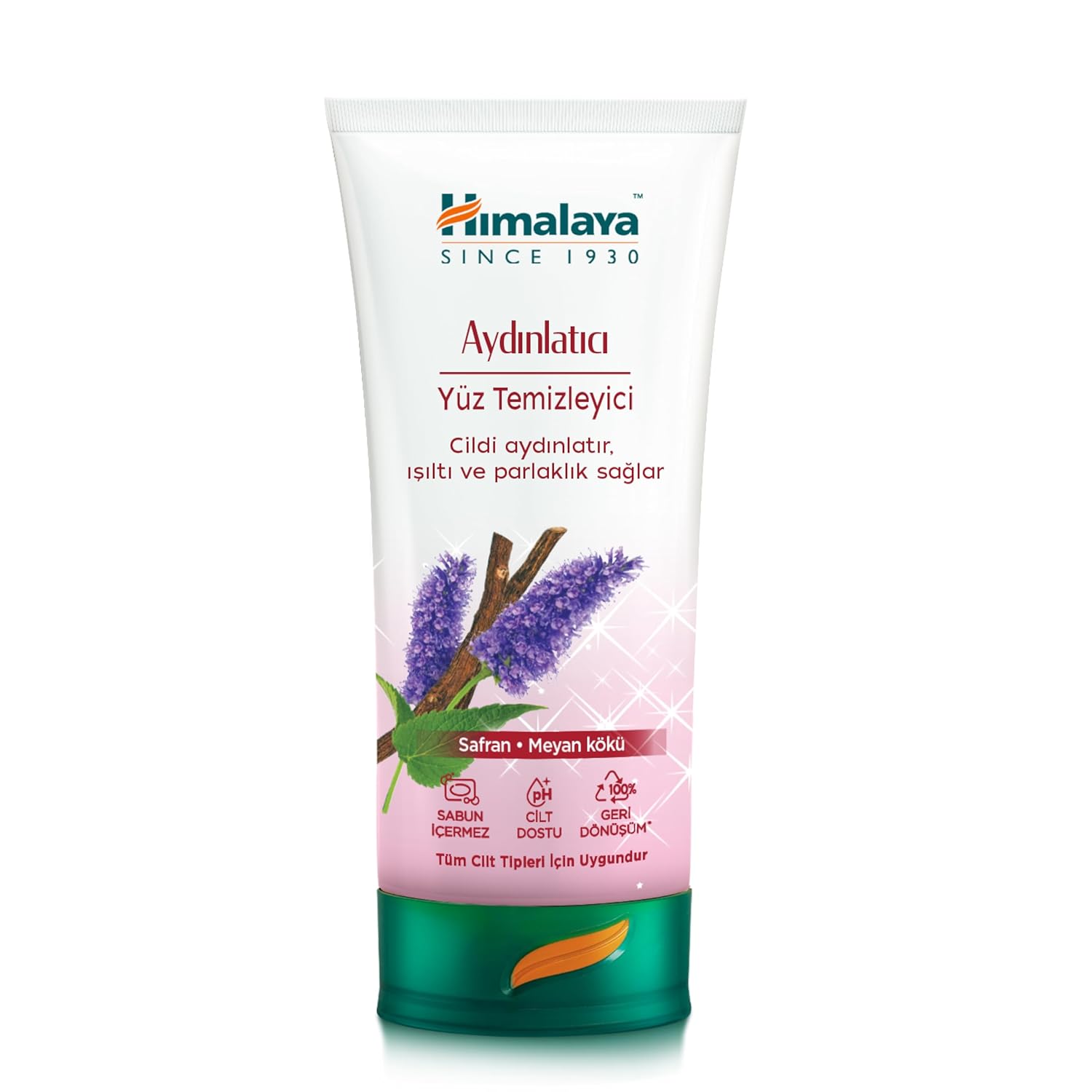 Himalaya Aydınlatıcı Yüz Temizleyici 150 ml | Meyan Kökü, Safran, Salatalık, Nar | Parabensiz, Sabun İçermez | Tüm Ciltler