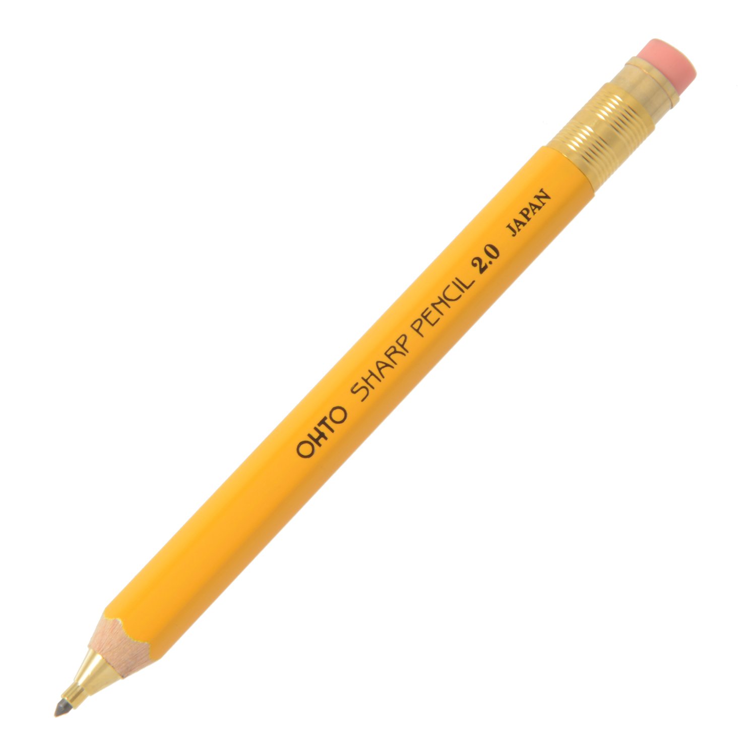 Ohto Wooden Serisi APS-680E Sarı Versatil Kalem 2.0